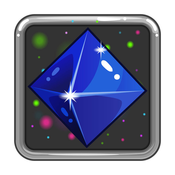 The application icon with gem - Vektor, obrázek