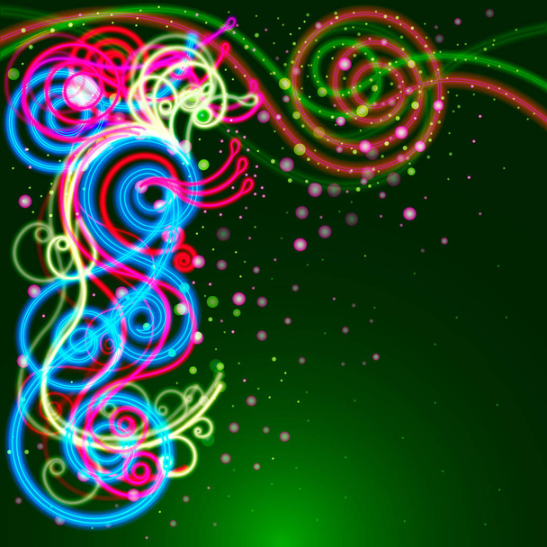 Patrón abstracto con colores vivos
 - Vector, imagen