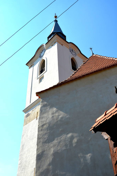 Fortified medieval church in Dirjiu, Transylvania - Photo, Image
