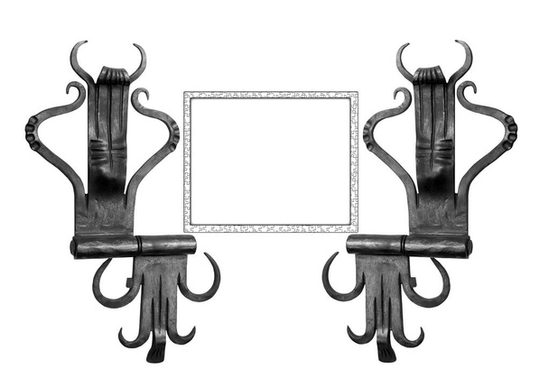 Two hinges blacksmith. - Photo, Image
