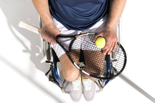 tennis player in wheelchair - Φωτογραφία, εικόνα