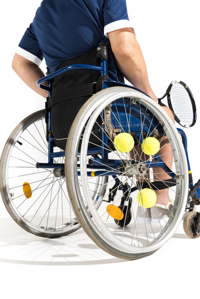 tennis player in wheelchair - Fotó, kép