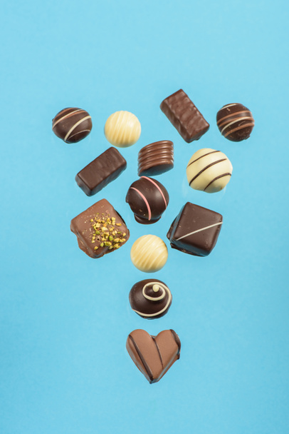various chocolate candies - Foto, Imagem