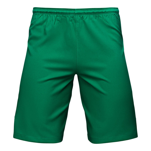 Męskie sportowe zielone szorty - Zdjęcie, obraz