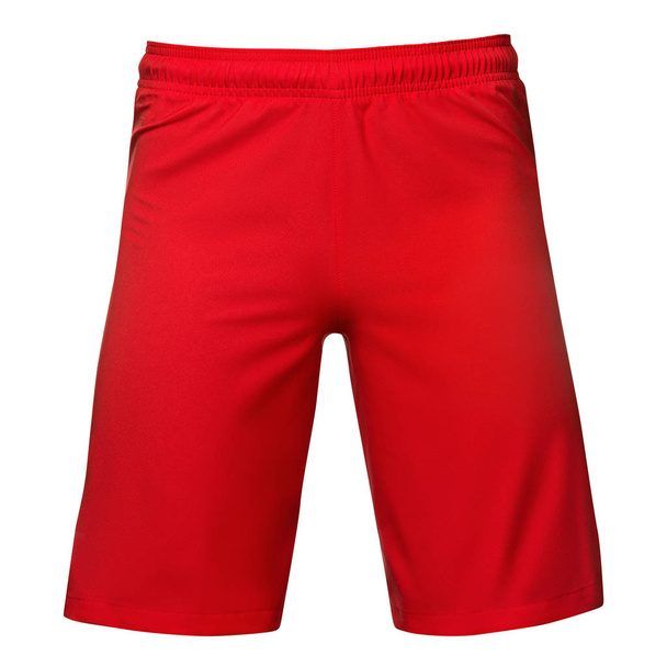 Pantaloncini da uomo sportivi rossi
 - Foto, immagini