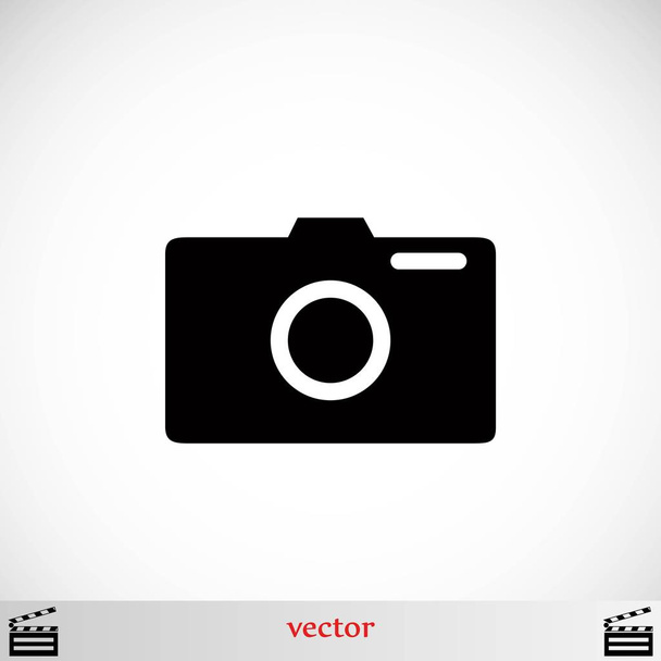 cámara de fotos vectoe icono
 - Vector, Imagen