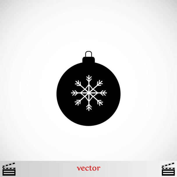 karácsonyi ball ikon  - Vektor, kép
