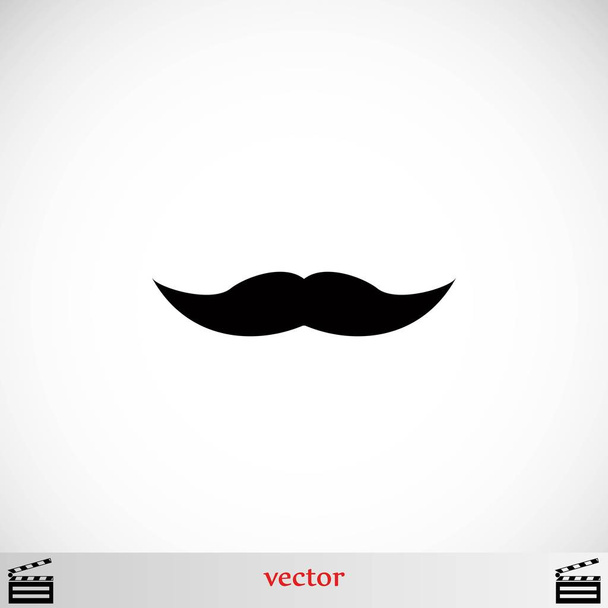 bigotes icono vector
 - Vector, imagen