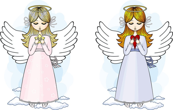 Ангелы
 - Вектор,изображение