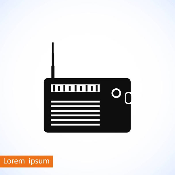 ラジオのアイコン ベクトル - ベクター画像