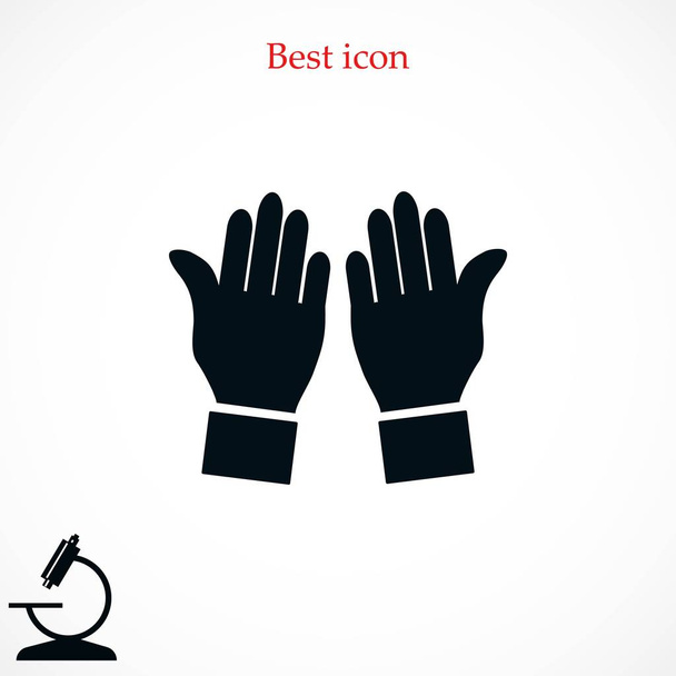 hand  vector icon - Vector, Image