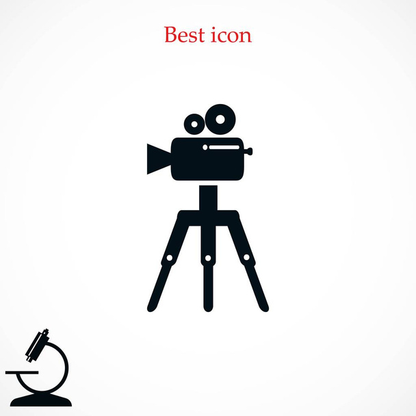 video camera-icoontje - Vector, afbeelding