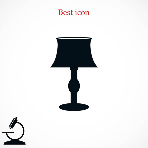 Icona lampada da tavolo
 - Vettoriali, immagini