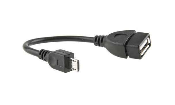usb кабель ізольований на білому фоні
 - Фото, зображення