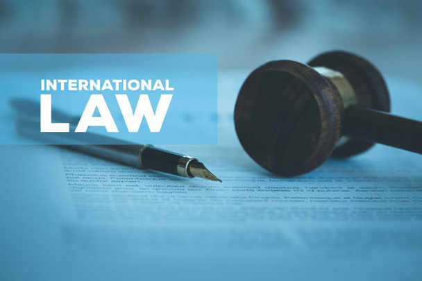 INTERNATIONAL LAW CONCEPT - Photo, Image