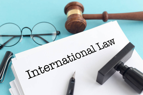 INTERNATIONAL LAW CONCEPT - Photo, Image