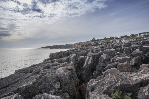 Rocky beach of the mouth of hell, cascais portugal - Photo, Image