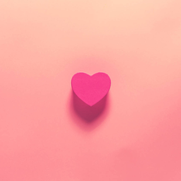 pink heart shaped box - Fotó, kép