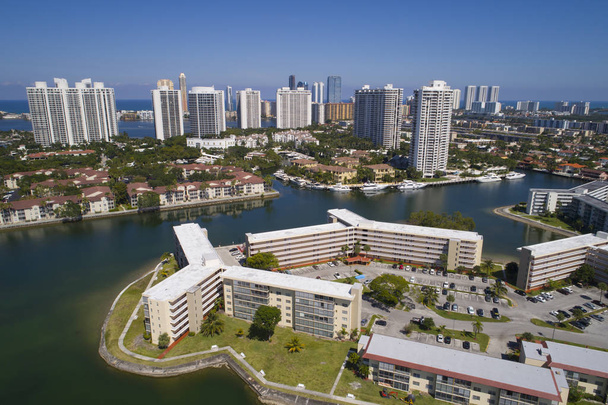 Imagem aérea de Aventura Florida EUA
 - Foto, Imagem