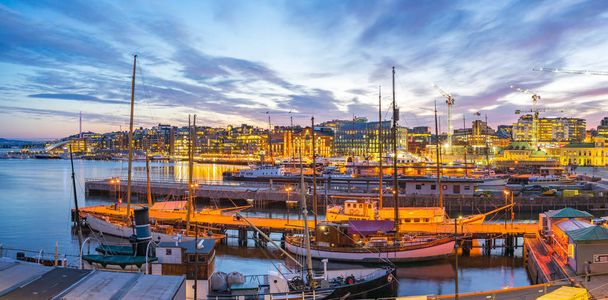 Město port v Oslo v Norsku - Fotografie, Obrázek