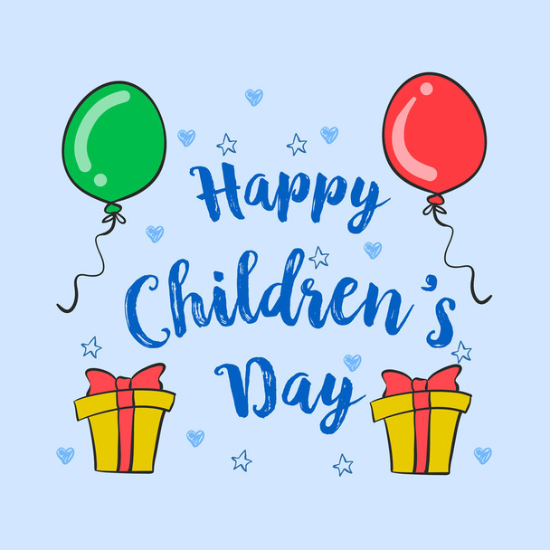 Happy Children Day style collection - Vector, Image