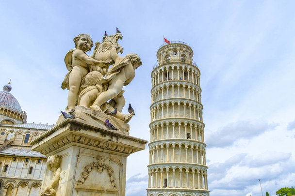La Torre Inclinada de Pisa, Toscana, Italia
,   - Foto, Imagen