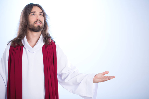 Christ saying a prayer - Zdjęcie, obraz