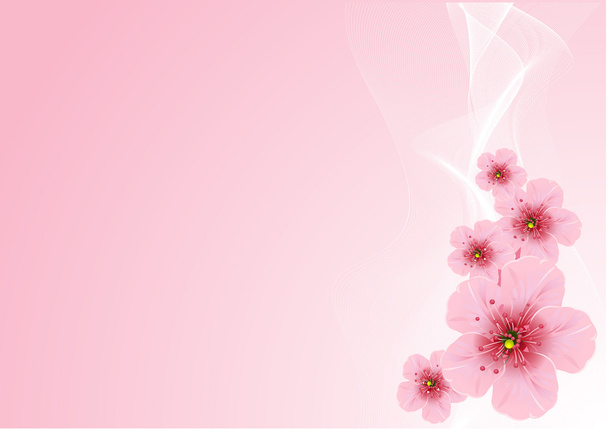 Cherry blossom - Vektor, kép