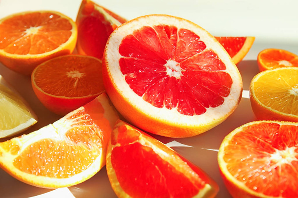 composition with citrus fruits  - Foto, immagini