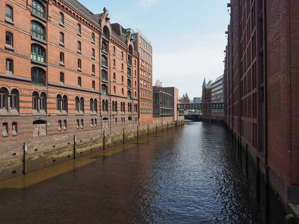 HafenCity in Hamburg - Foto, afbeelding