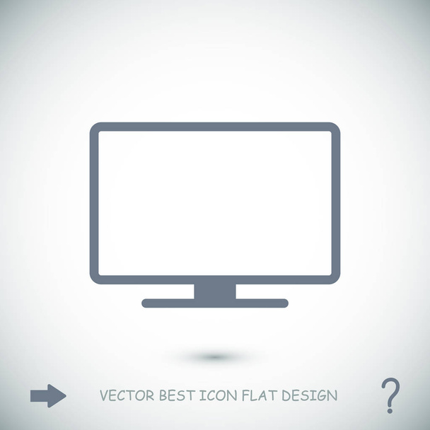 Monitor ícone, vetor
 - Vetor, Imagem