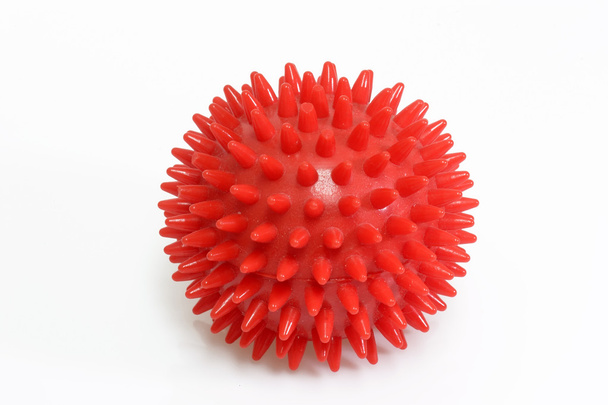 Bola de massagem vermelha
 - Foto, Imagem