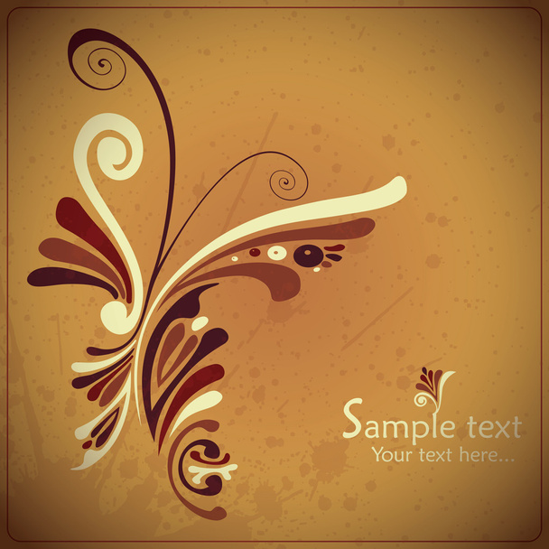 Retro Floral seamless Background. pattern - Vetor, Imagem