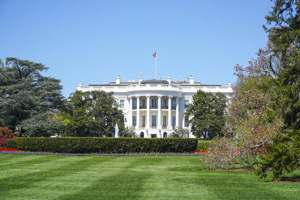 Президенти парк в Білий дім у Вашингтоні - Вашингтон, округ Колумбія - 8 квітня 2017 - Фото, зображення