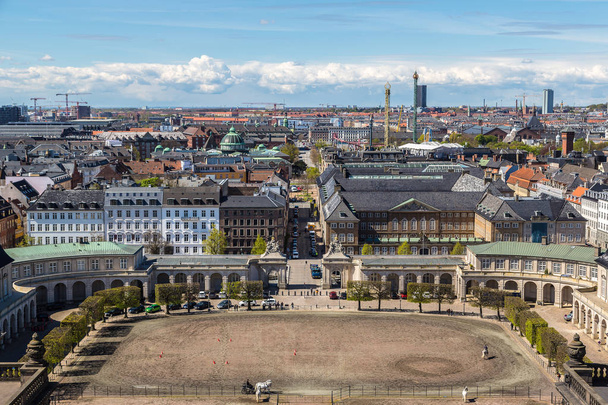 Aerial view of Copenhagen - 写真・画像