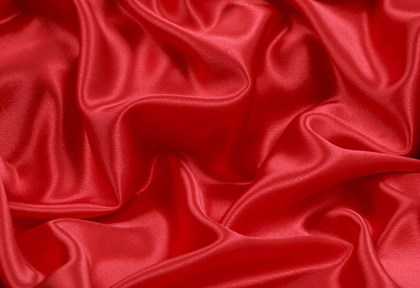 kırmızı saten zemin - Fotoğraf, Görsel