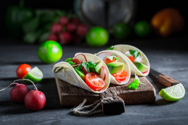 Enjoy your tacos as a snack for a party - Photo, Image