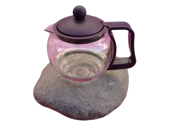 Teapot on a Rock - Photo, Image