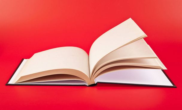 book on a red background - Foto, immagini
