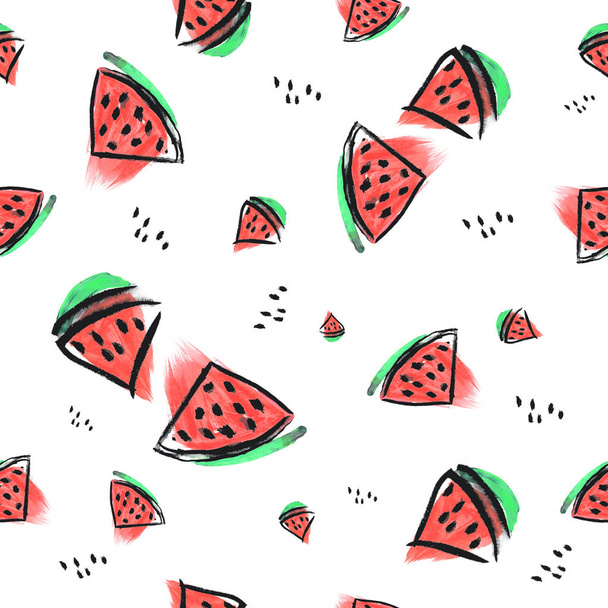 Watermelon seamless pattern - Fotó, kép