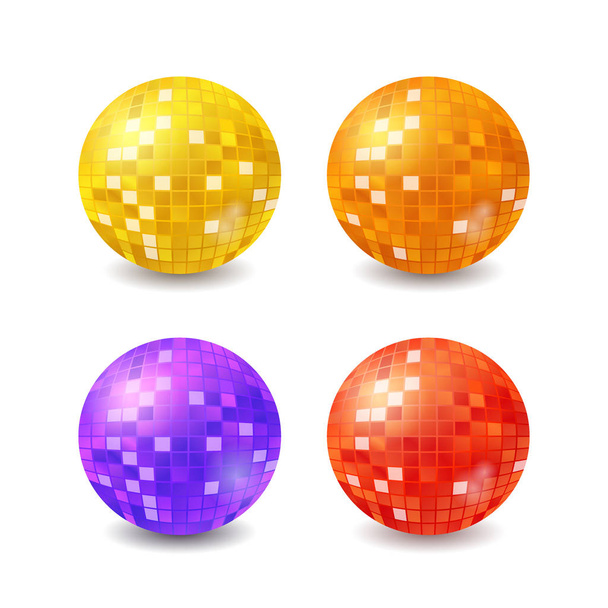 Набір векторних диско-кульок
 - Вектор, зображення