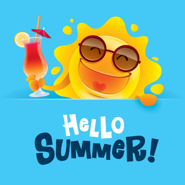 Hello Summer! card - Вектор, зображення