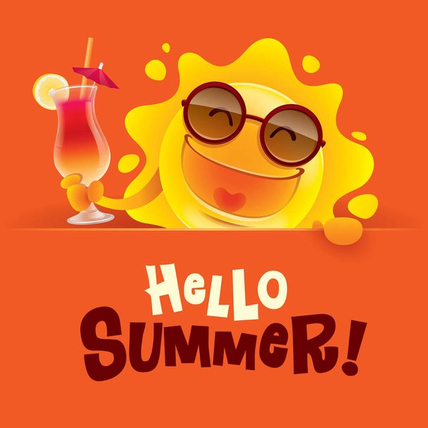 Hello Summer! card - Вектор, зображення