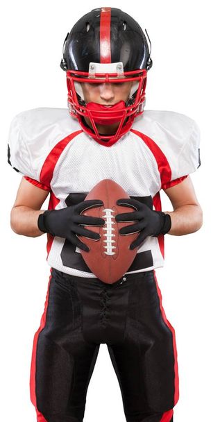 football player with the ball - Фото, изображение