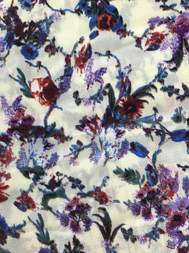 Batik fablic güzel desen çiçekler - Fotoğraf, Görsel