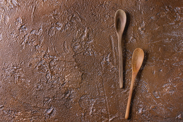 Two wooden spoons - Foto, Bild