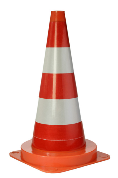 cone de perigo
 - Foto, Imagem