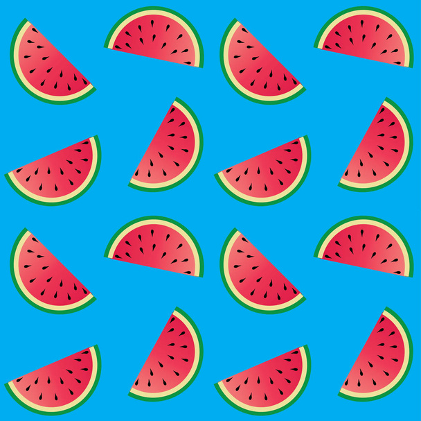 bezproblémové meloun vzor pozadí - Vektor, obrázek