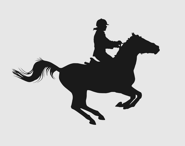 Illustration vectorielle Horsewoman
 - Vecteur, image