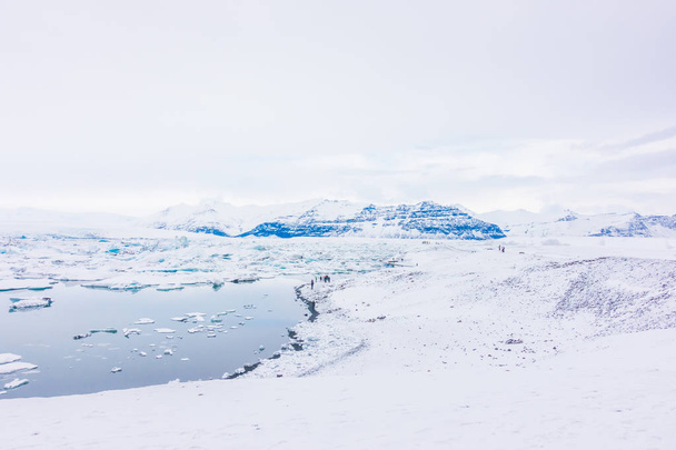 Ledovce v ledovcové laguny, Island . - Fotografie, Obrázek